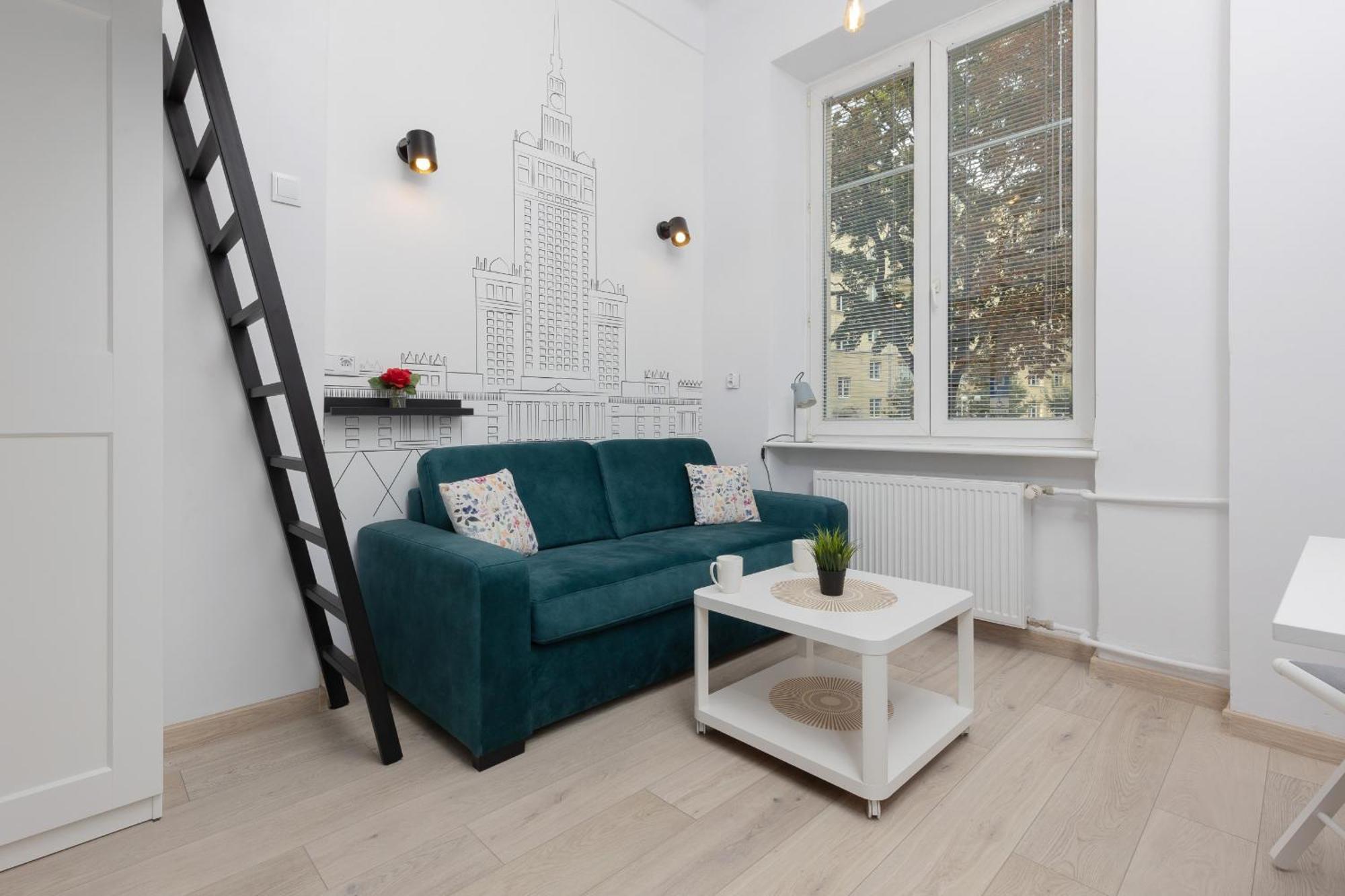 Aleja Wyzwolenia Studio with Mezzanine Warsaw Downtown by Noclegi Renters Экстерьер фото